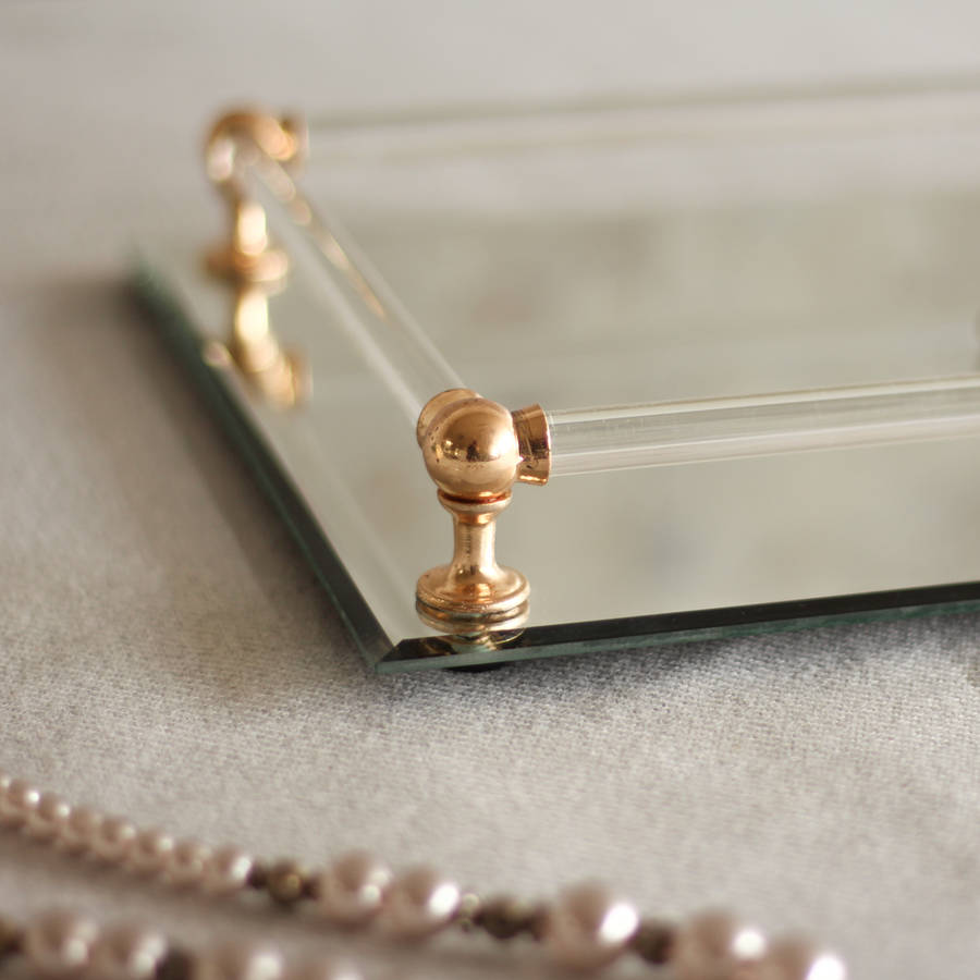 mirrored jewellery tray by dibor
