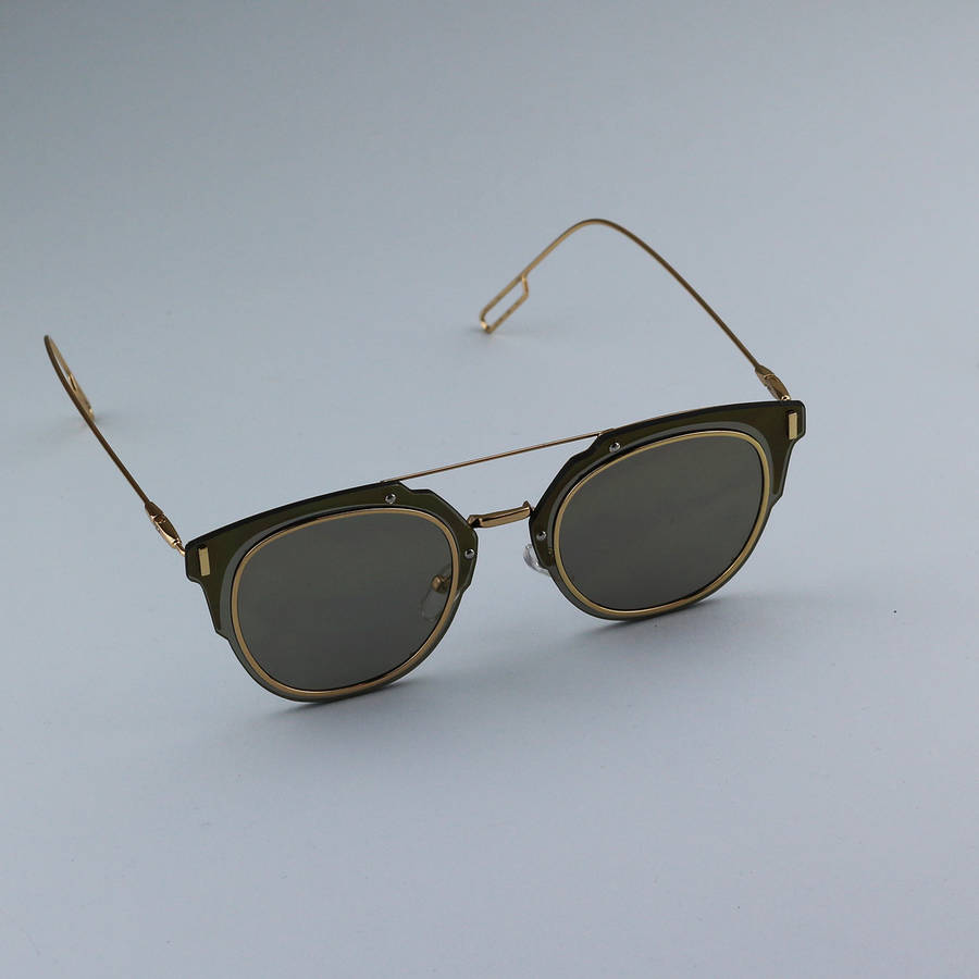 frameless steel sunglasses by studio hop ...