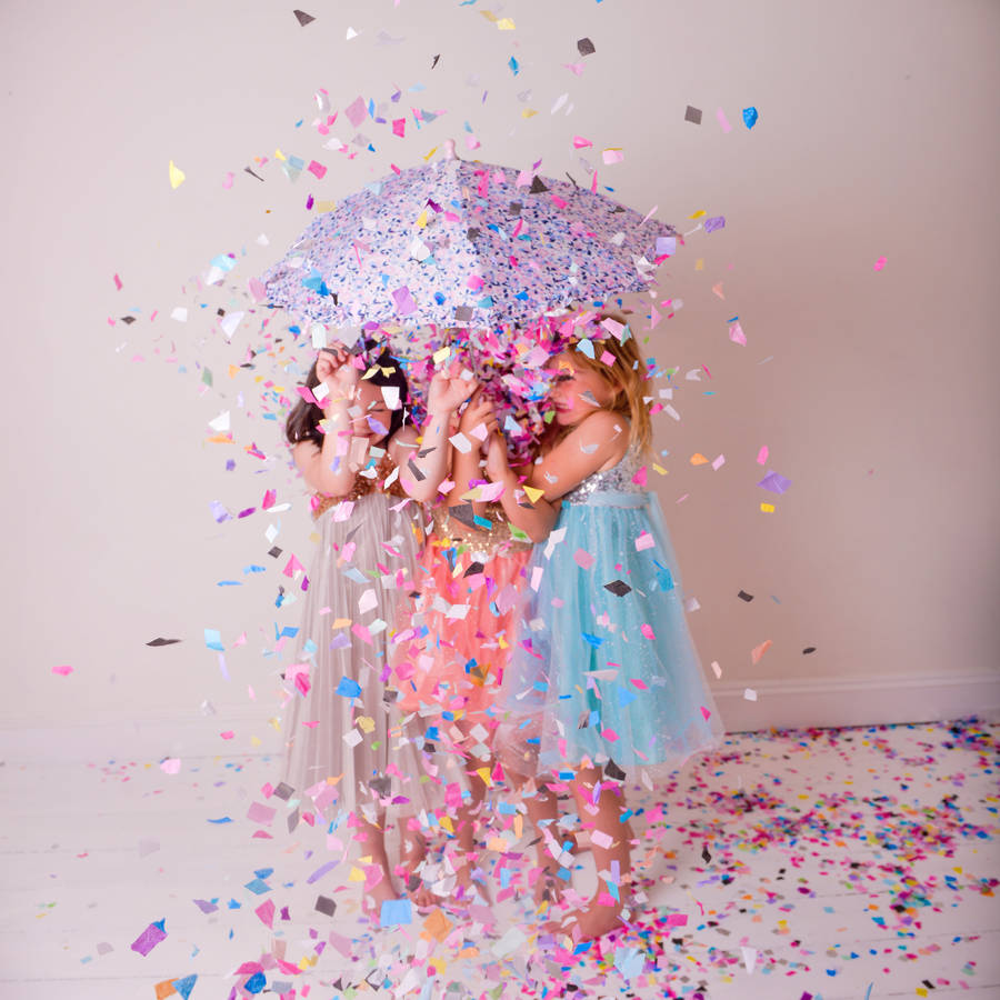 big bag of loose confetti by pops of colour