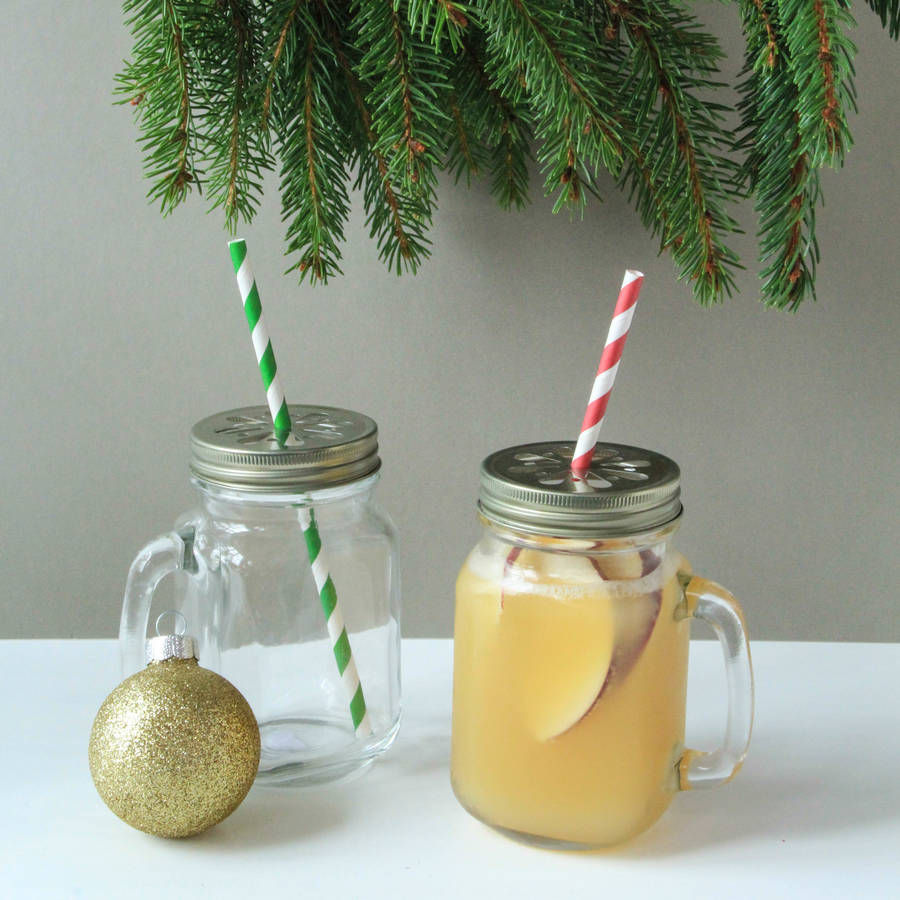 quart jar drinking glasses with handle