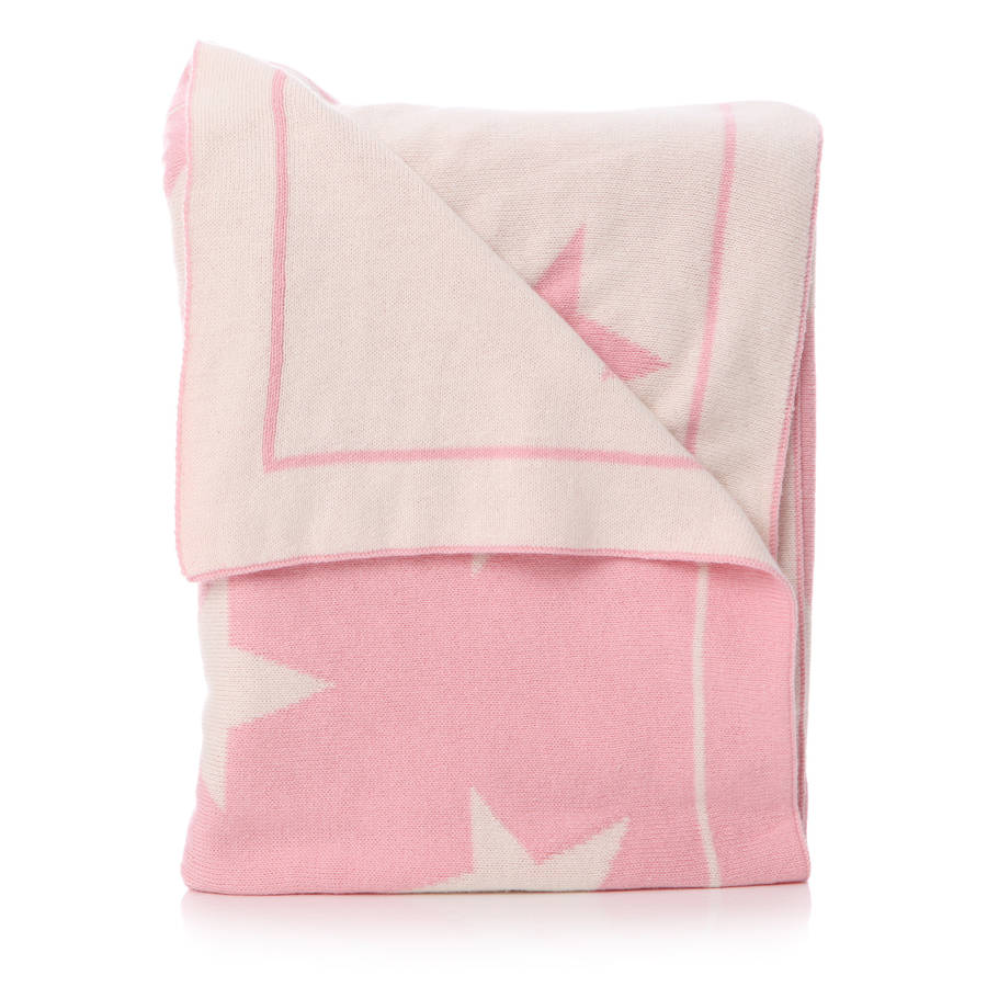 stars baby blanket by diddywear