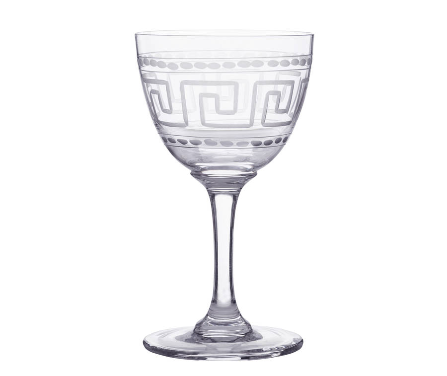 set of six 1920s style liqueur glasses by the vintage list