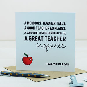 Gifts For Teachers 