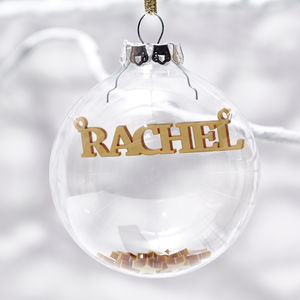 Personalised Christmas Gifts By Personalised Silver Baby 39 S First Christmas Decoration View All Decorations