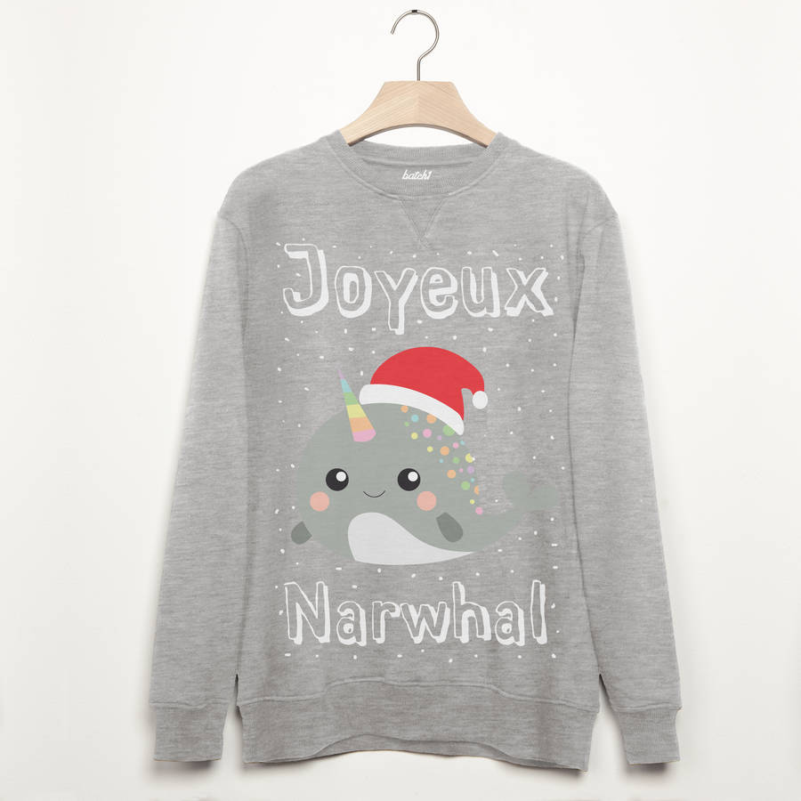 narwhal christmas shirt