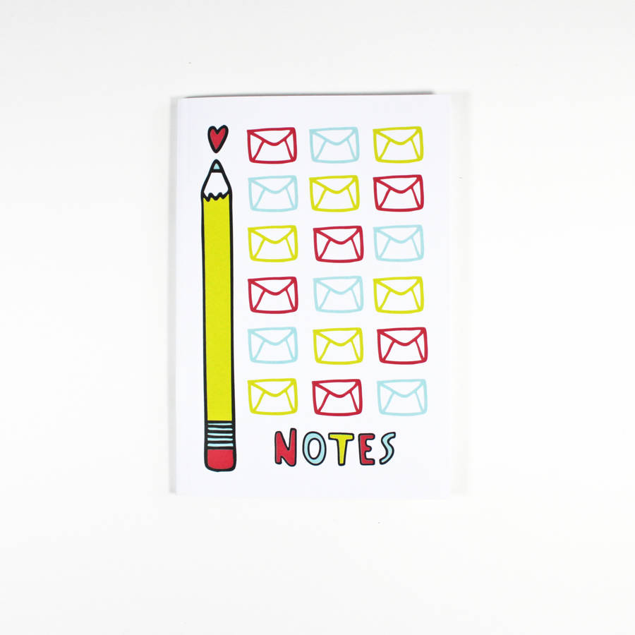 write more letters stationery set by angela chick