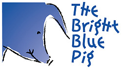 The Bright Blue Pig adds warmth and love to every home.