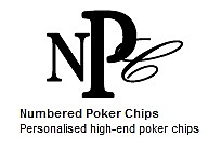 Numbered Poker Chips