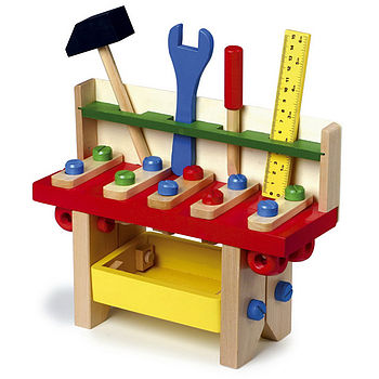 le toy van wooden tool box