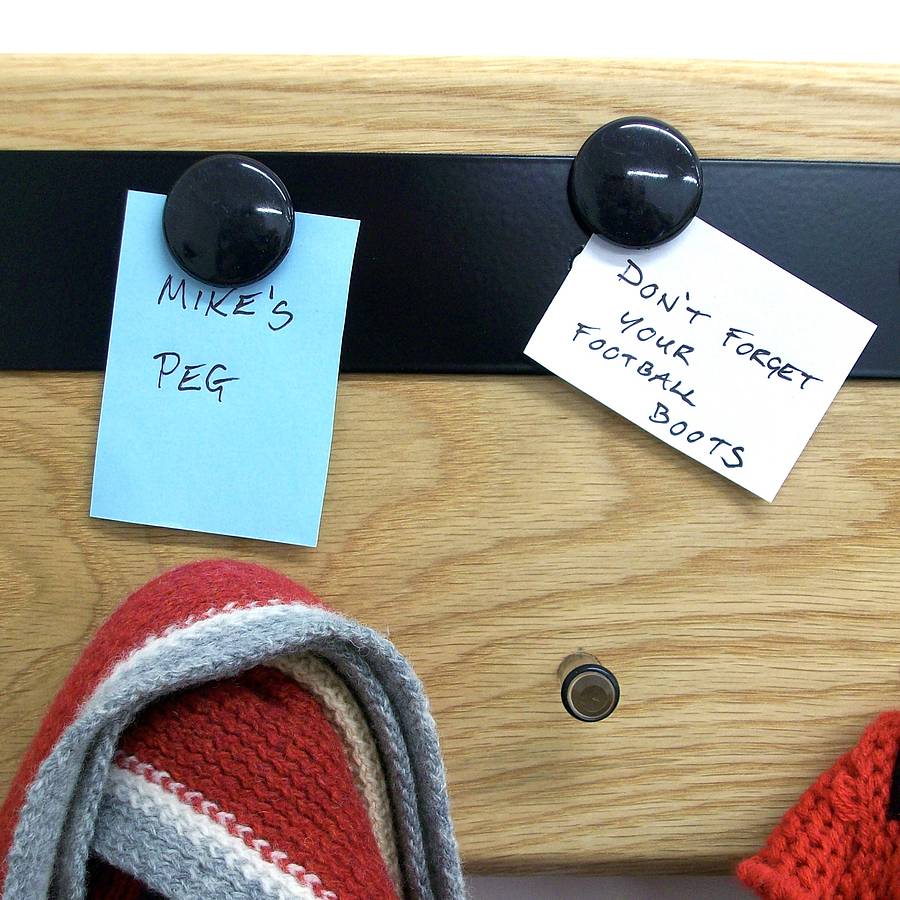 notice board and coat rack by mijmoj design