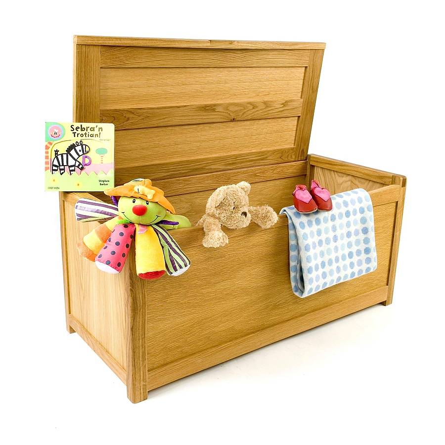 toy storage oak