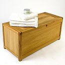 oak toy box with seat