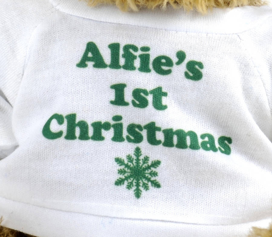 personalised christmas soft toys