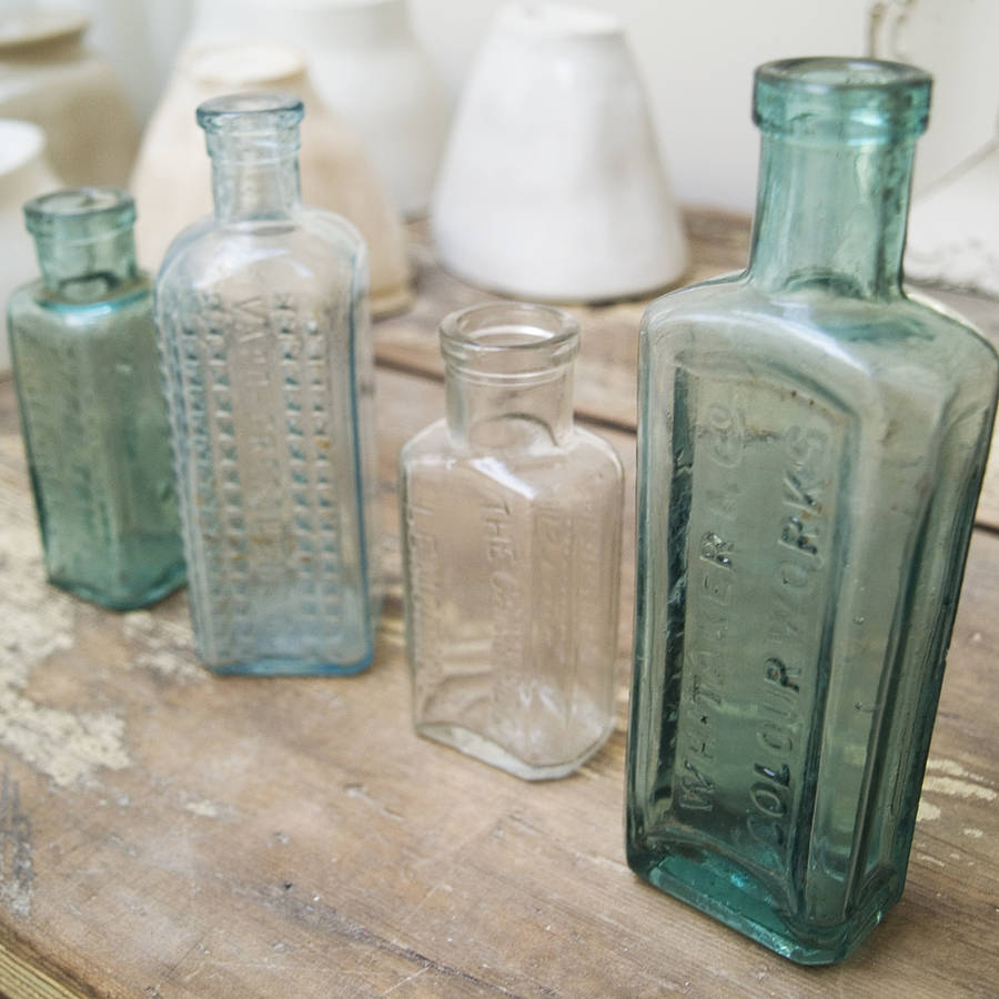 Glass Bottles Vintage 45