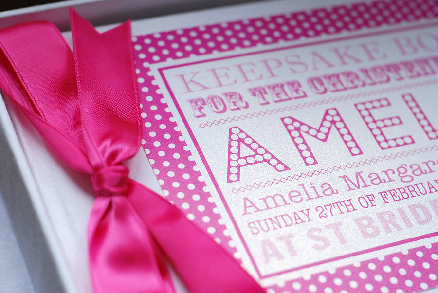 personalised baby guest book by mooks design