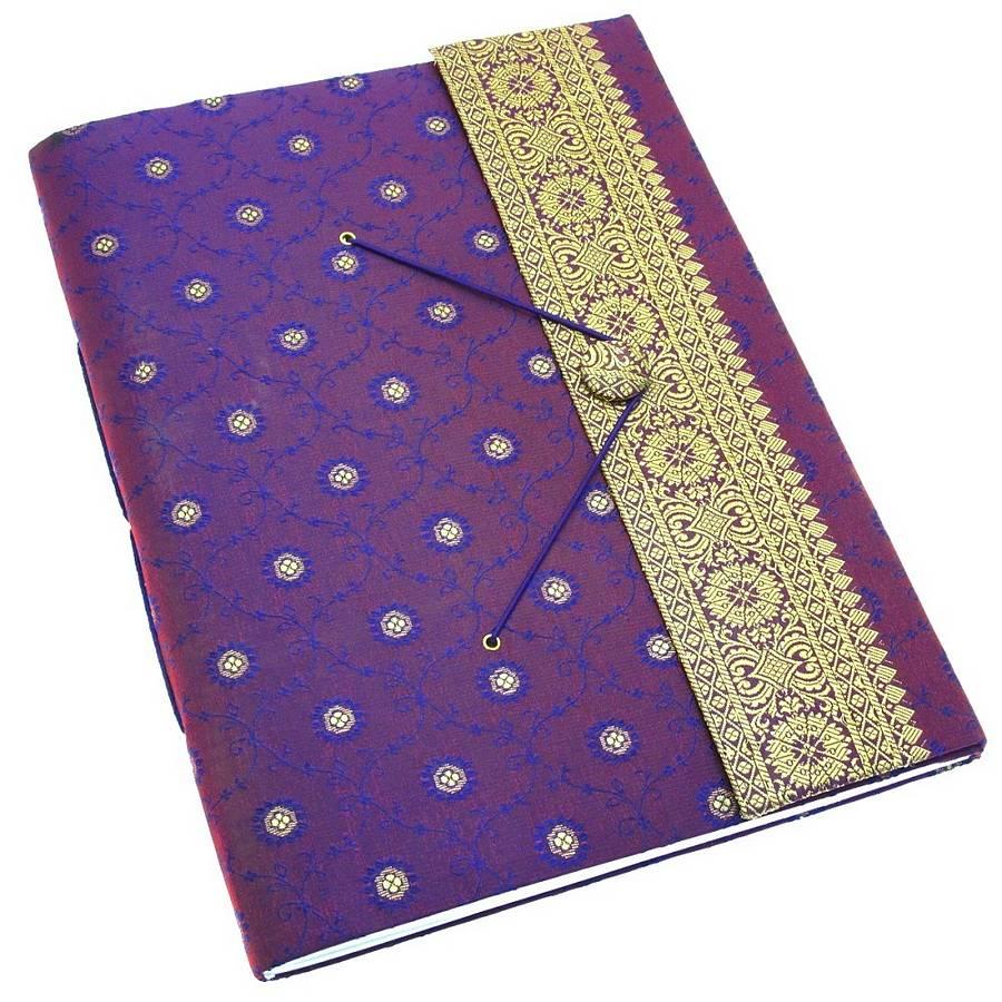 Handcrafted Sari Xl Photo Album By Paper High 