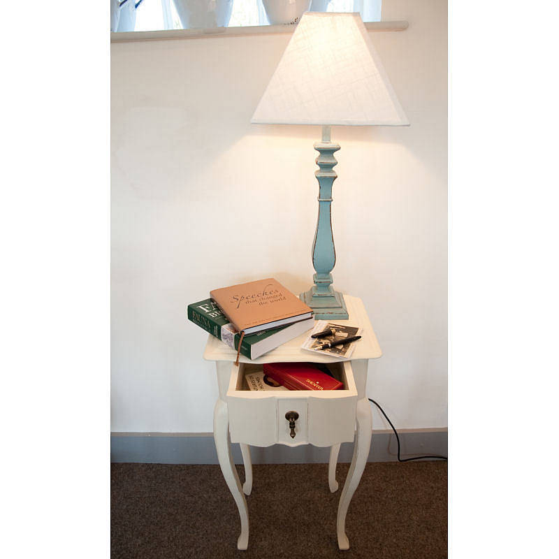 classic one drawer lamp table by the orchard furniture