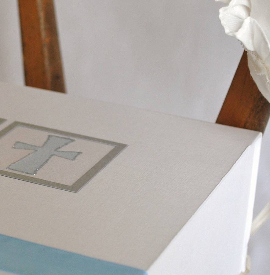 personalised christening keepsake box by a touch of verse