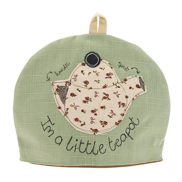 tea range tea cosy i'm a little teapot by poppy treffry