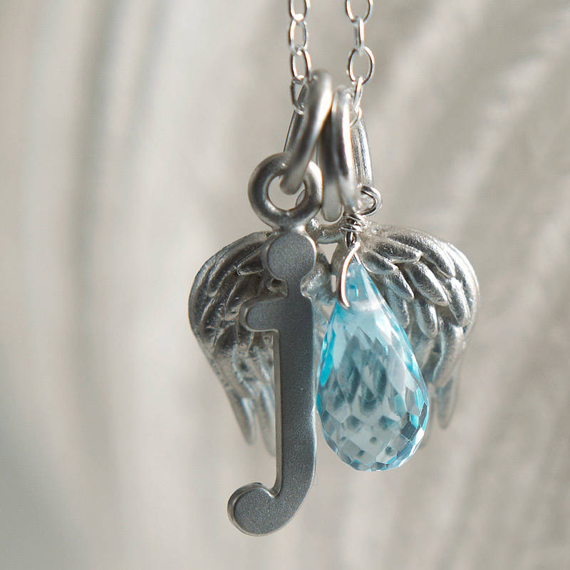 angel wings necklace by lily charmed