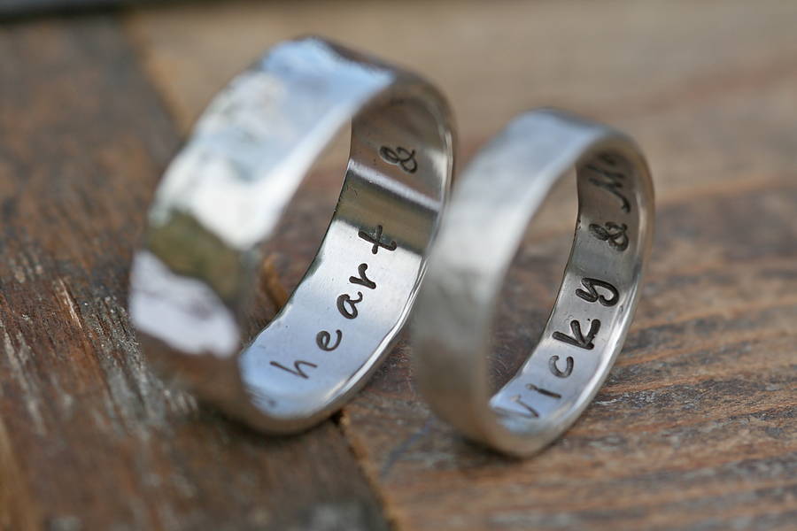 personalize wedding rings