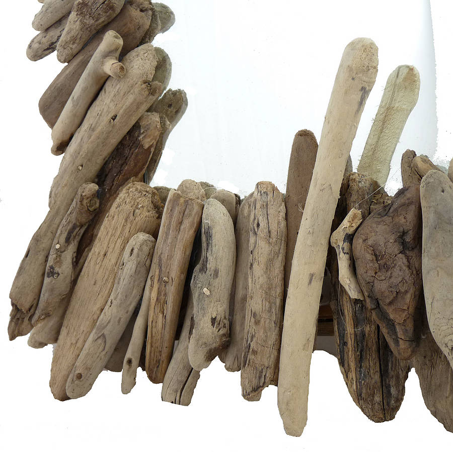 bespoke composite driftwood mirror by nautilus driftwood design