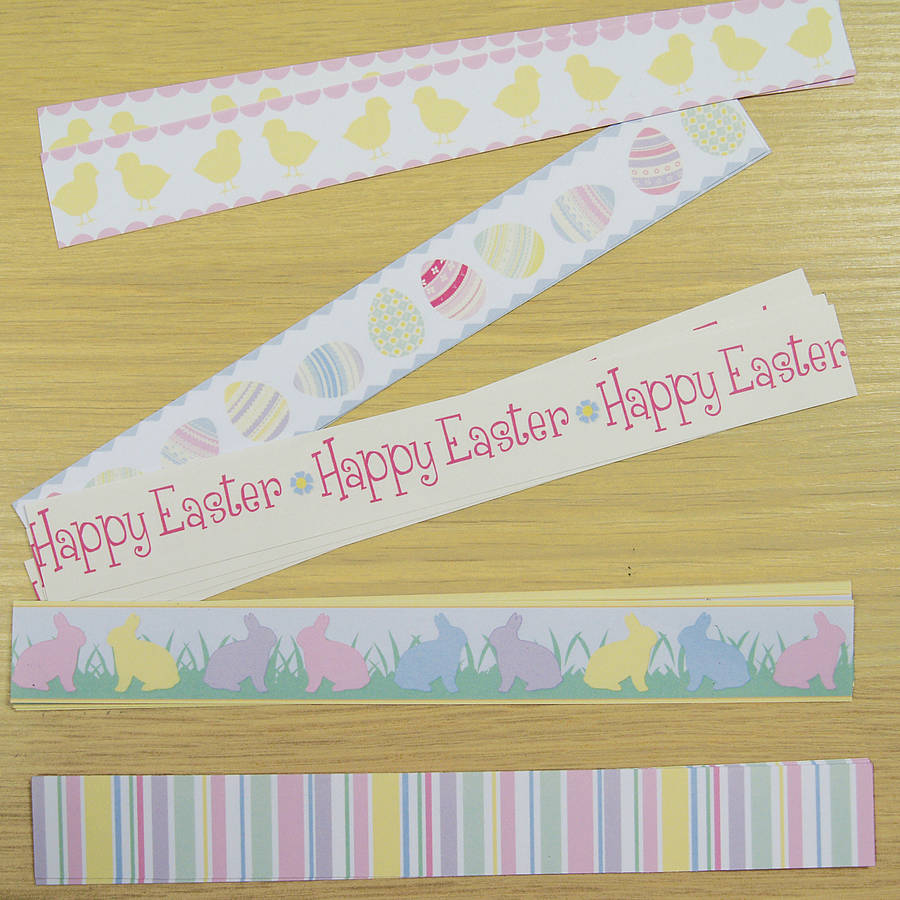 Easter Paper Chain Kit By Altered Chic Notonthehighstreet