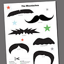 personalised pin the moustache game by modo creative ...