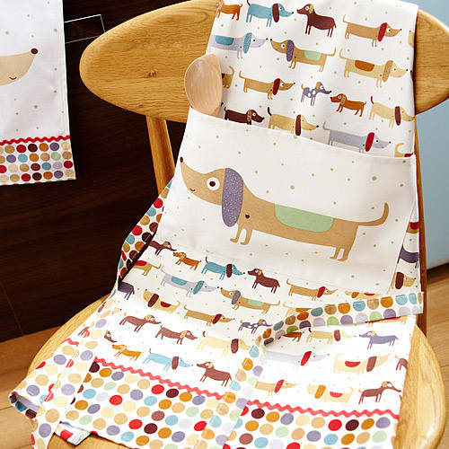 hot dogs cotton apron by ulster weavers | notonthehighstreet.com