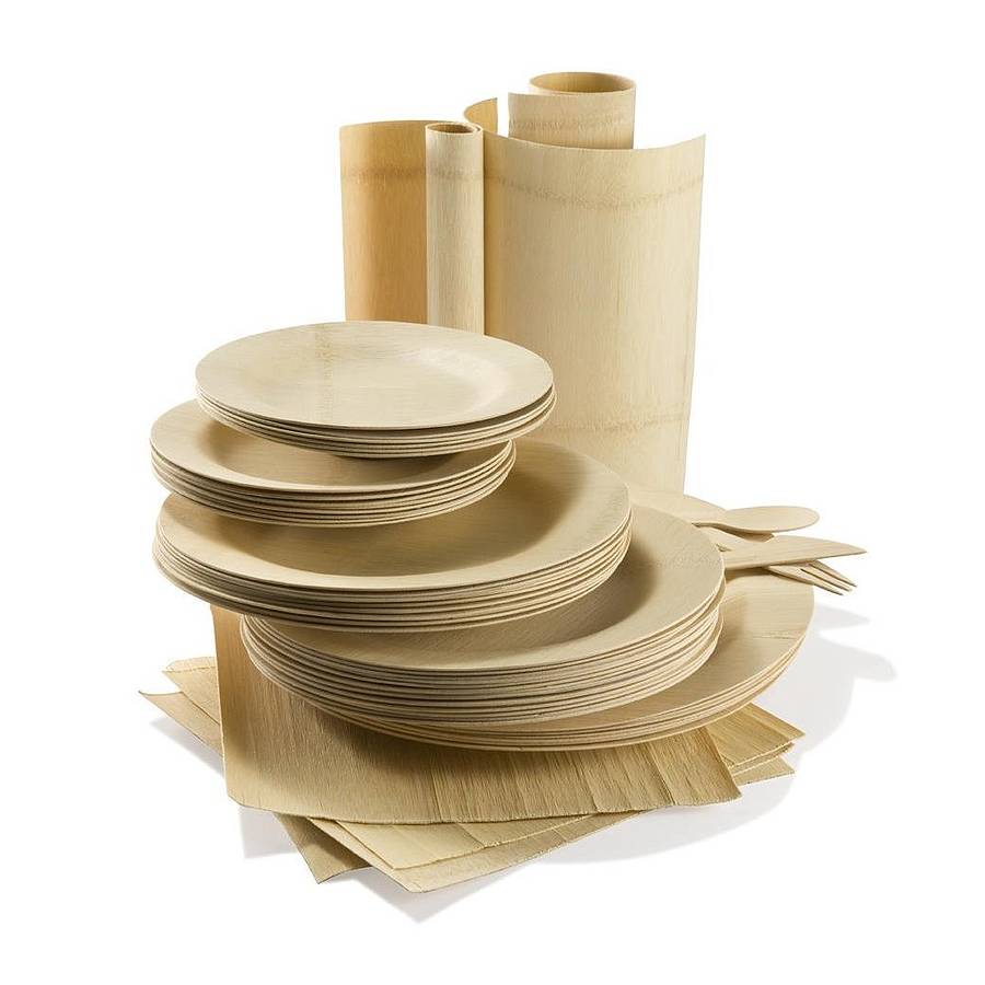 Bamboo paper plates