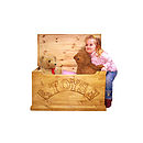 argos pine toy box