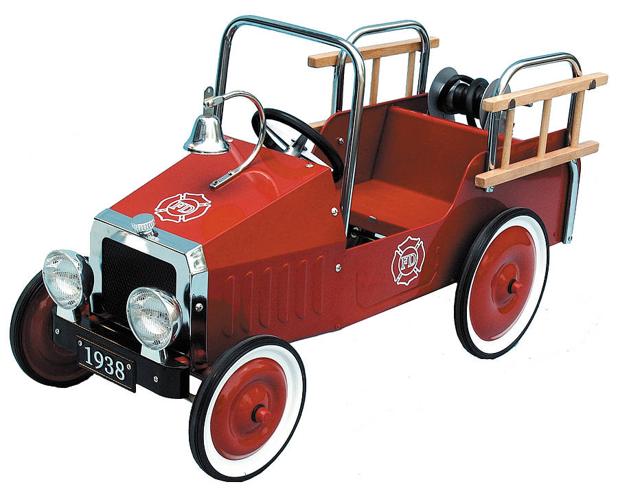 fire department pedal car