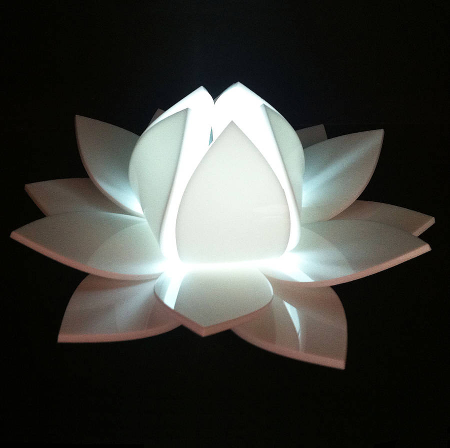 lotus flower colour changing led battery operated light by ...