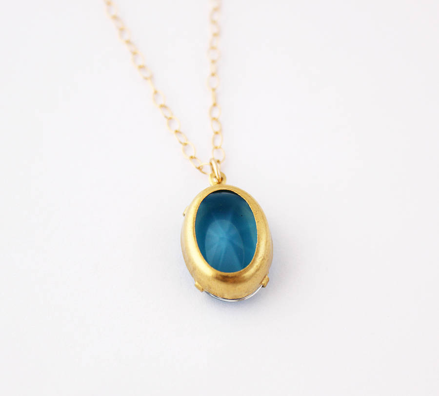 oval pendant necklace by beadin' nora