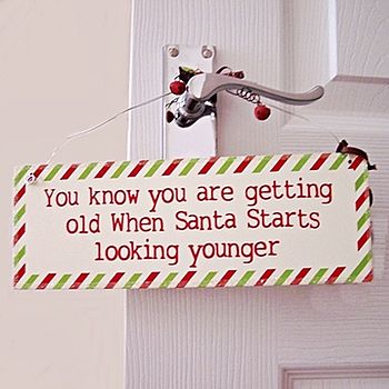 christmas hanging wooden sign by hope and willow | notonthehighstreet.com