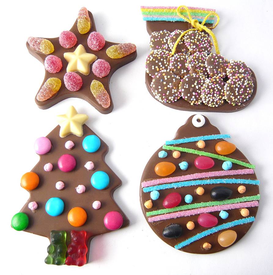 chocolate christmas decorations diy kit by chocolate by cocoapod