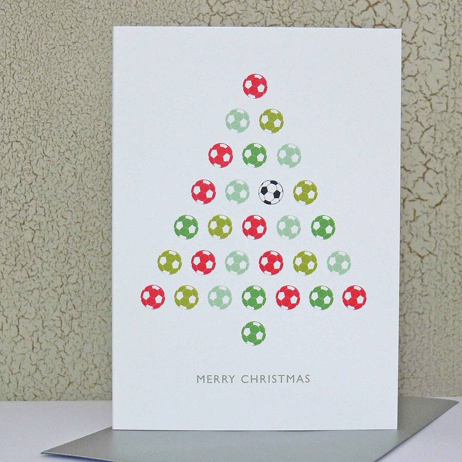 football christmas card by the sardine's whiskers