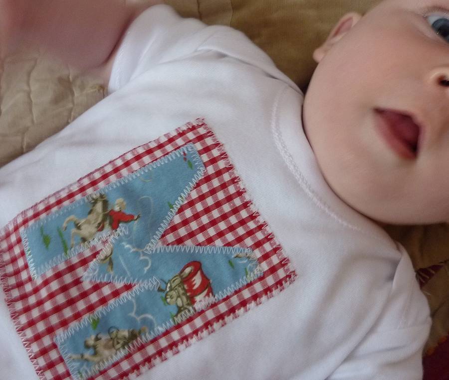 set of two personalised baby vests by cabbie kids