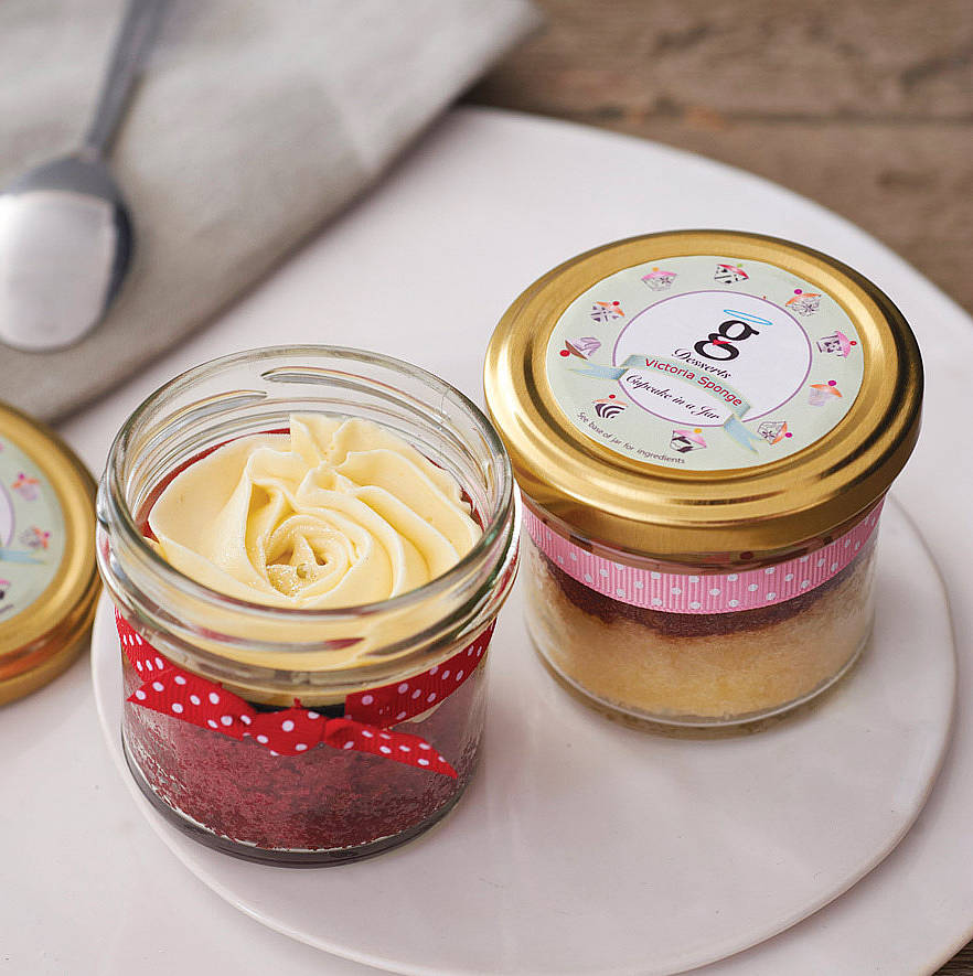 cupcake in a jar