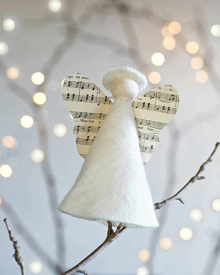 Handmade Angel Christmas Tree Topper By Rastall And Daughters 