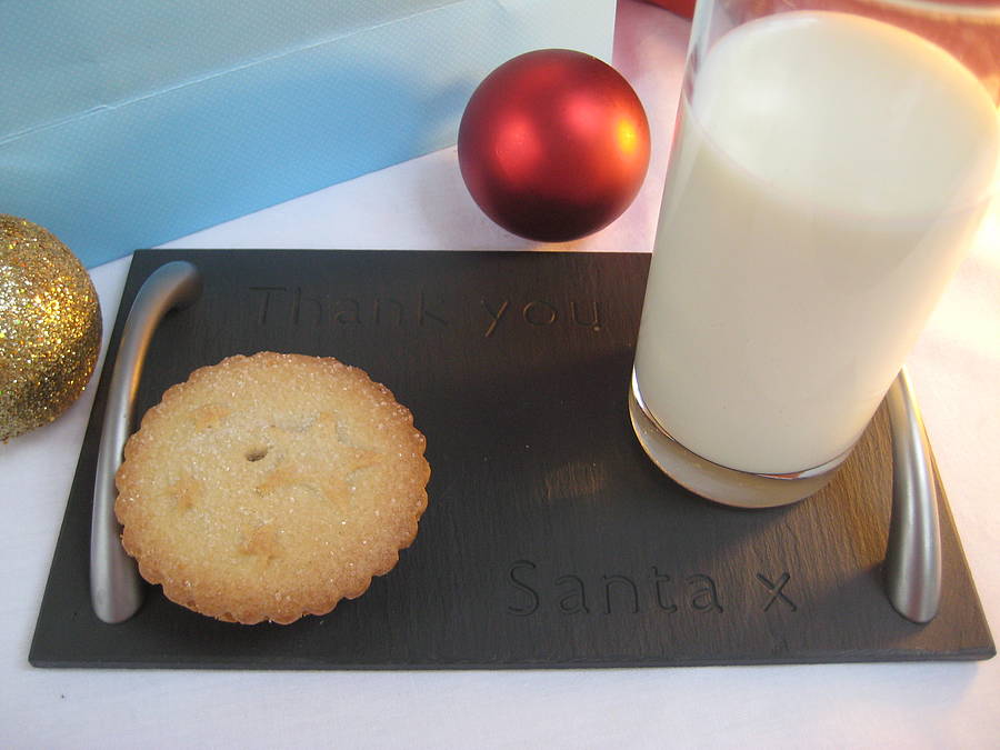 santa's christmas eve tray by grasi | notonthehighstreet.com