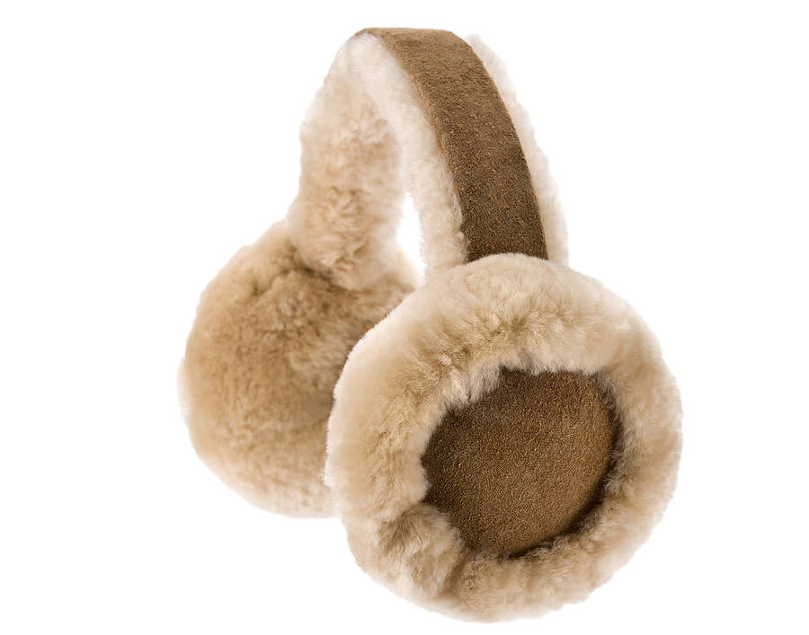 sheepskin ear muffs by baa baby