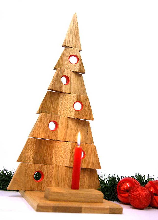 oak christmas tree table decoration by mijmoj design oak christmas tree table decoration by mijmoj design