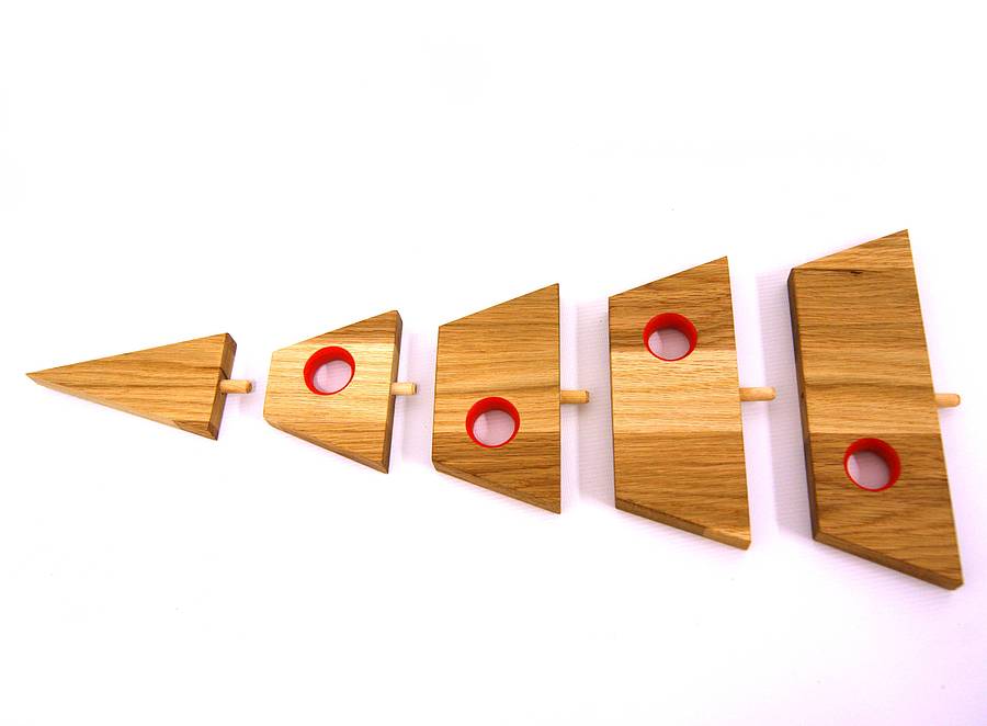 oak christmas tree table decoration by mijmoj design oak christmas tree table decoration by mijmoj design