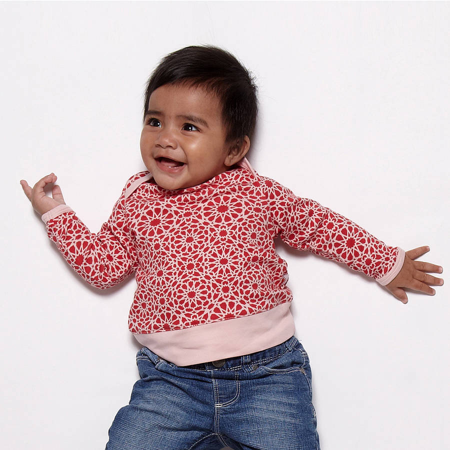 Organic Patterned Baby T Shirt By Redurchin Notonthehighstreet