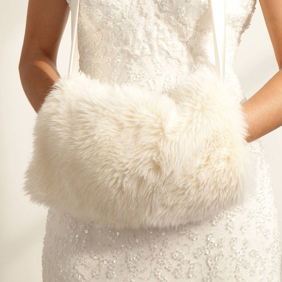 Faux Fur Muff By Katie Carter London