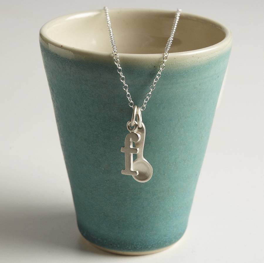 silver spoon necklace by lily charmed