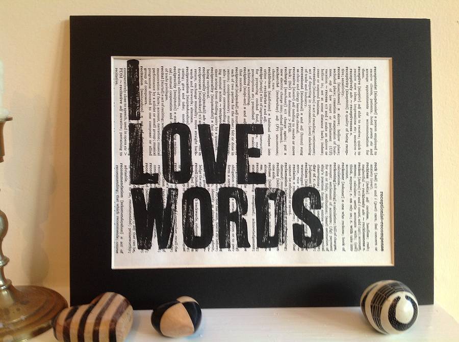 Image result for i love words