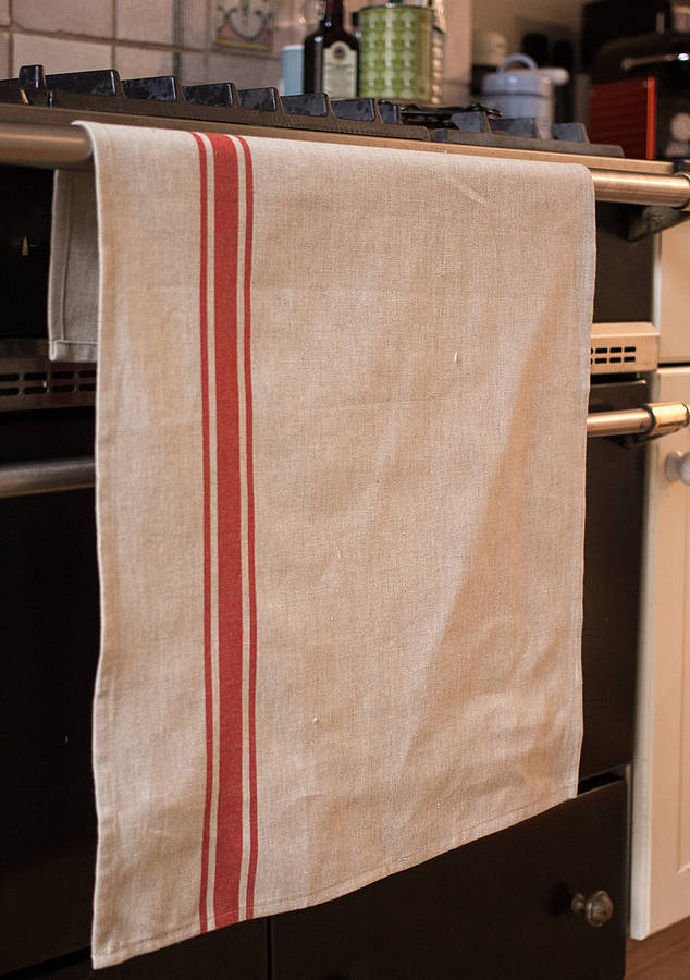 french bistrot style tea towel by ville et campagne