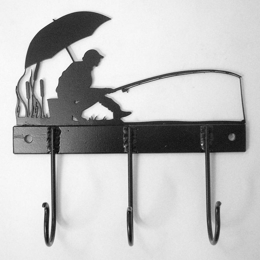 fishing coat hooks by black fox metalcraft